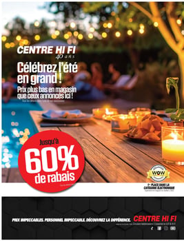 Circulaire Centre HI-FI Circulaire Centre HI-FI